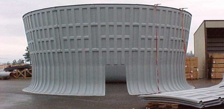 Cooling tower fan stack replacment