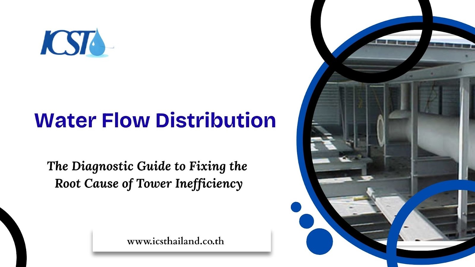 Fixing Cooling Tower Water Flow Distribution for Efficiency