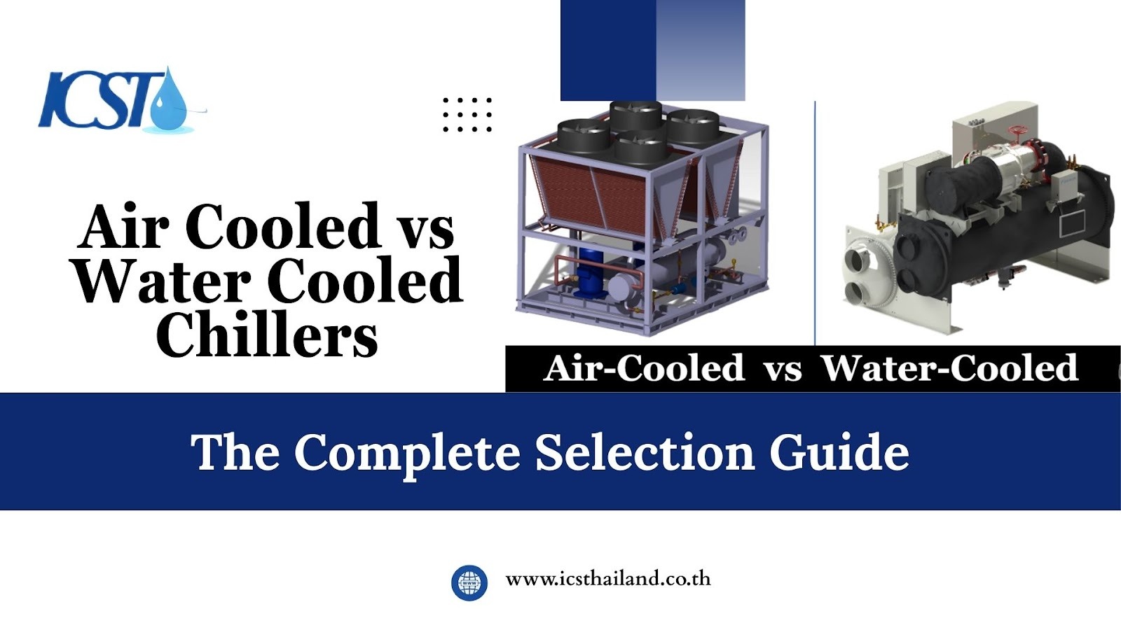 Air Cooled vs Water Cooled Chillers: The Complete Selection Guide