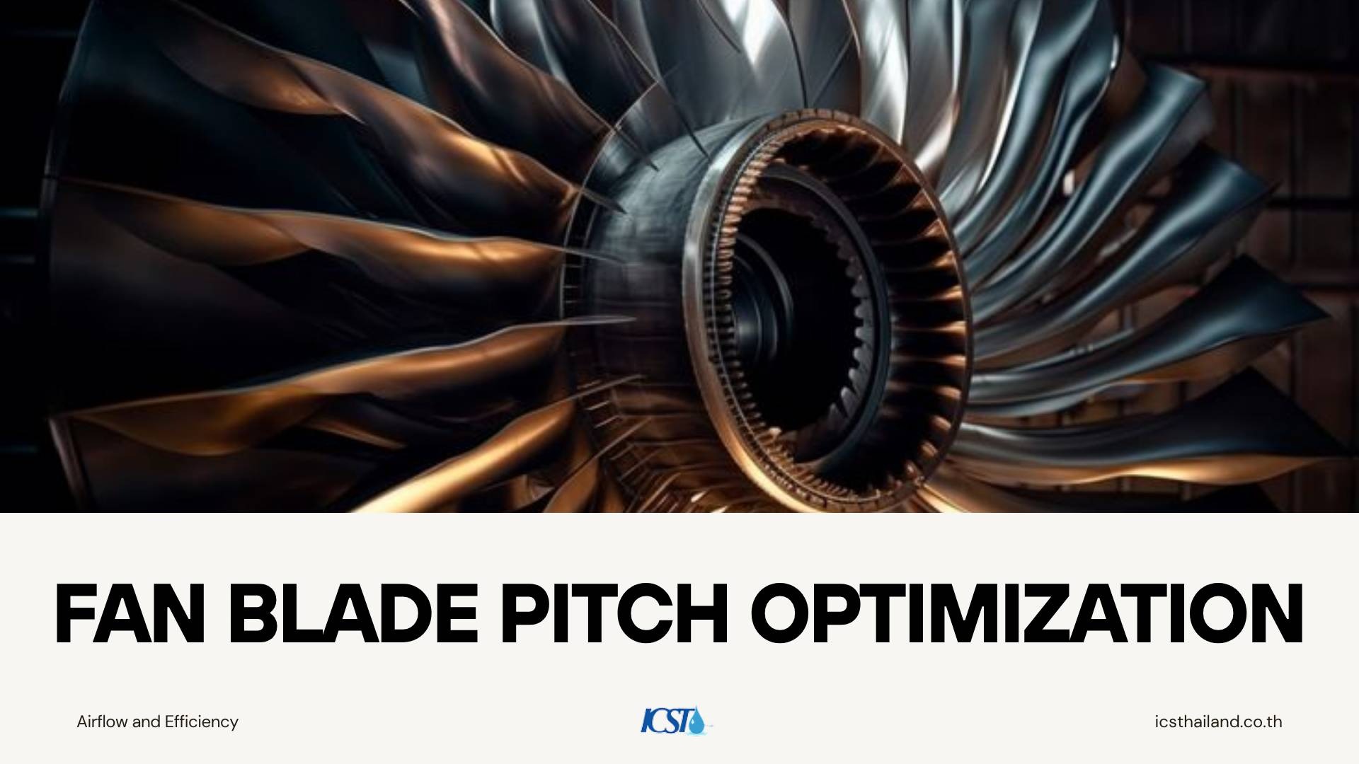 fan blade pitch optimization