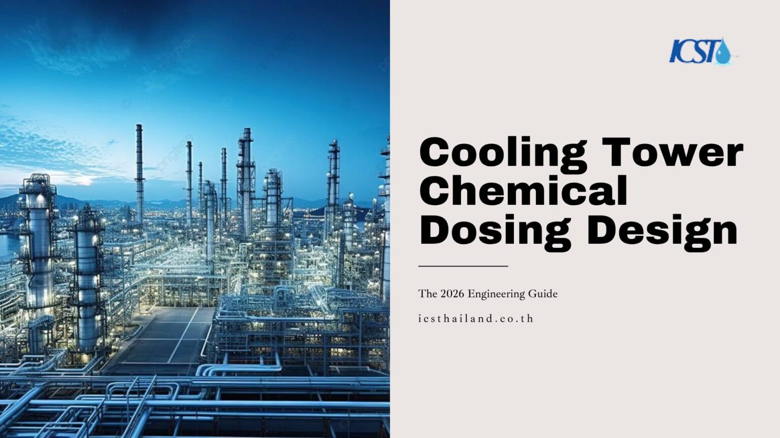 Cooling tower chemical dosing design Guide (2026) - ICS - Thailand