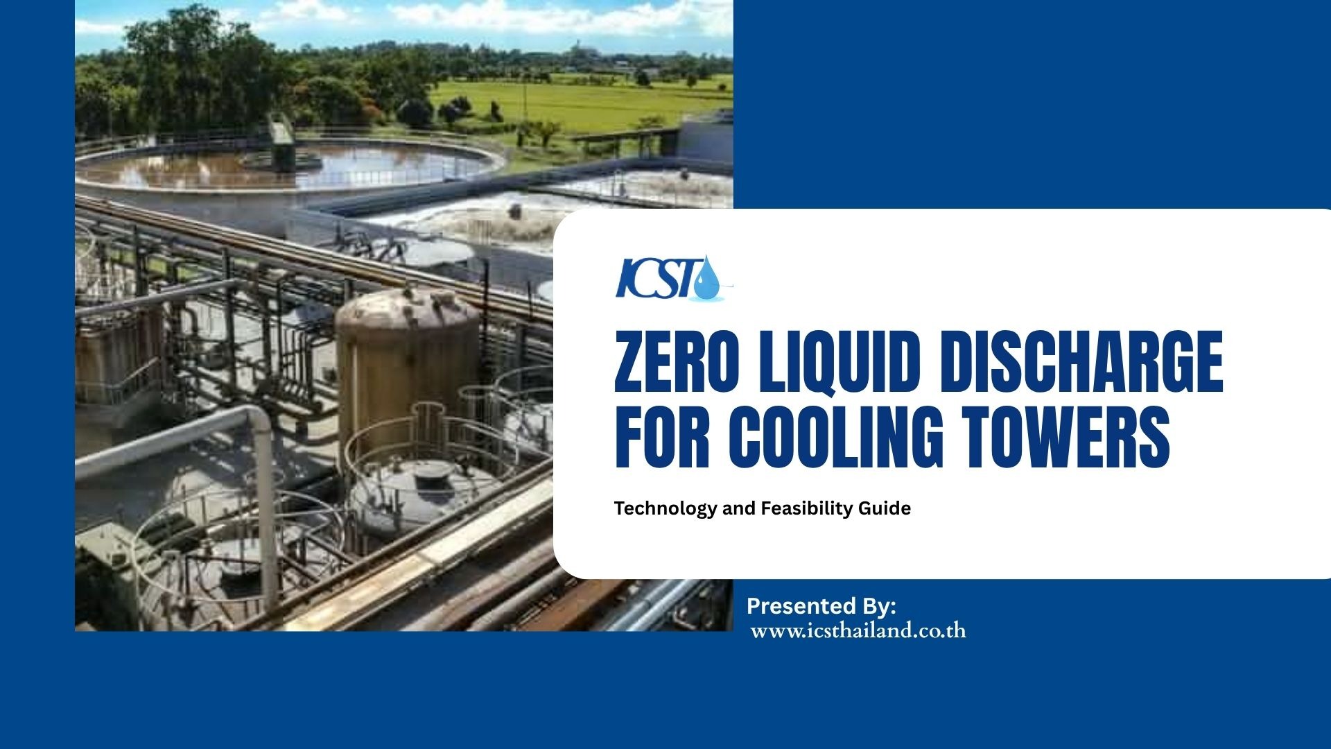zero liquid discharge for cooling tower