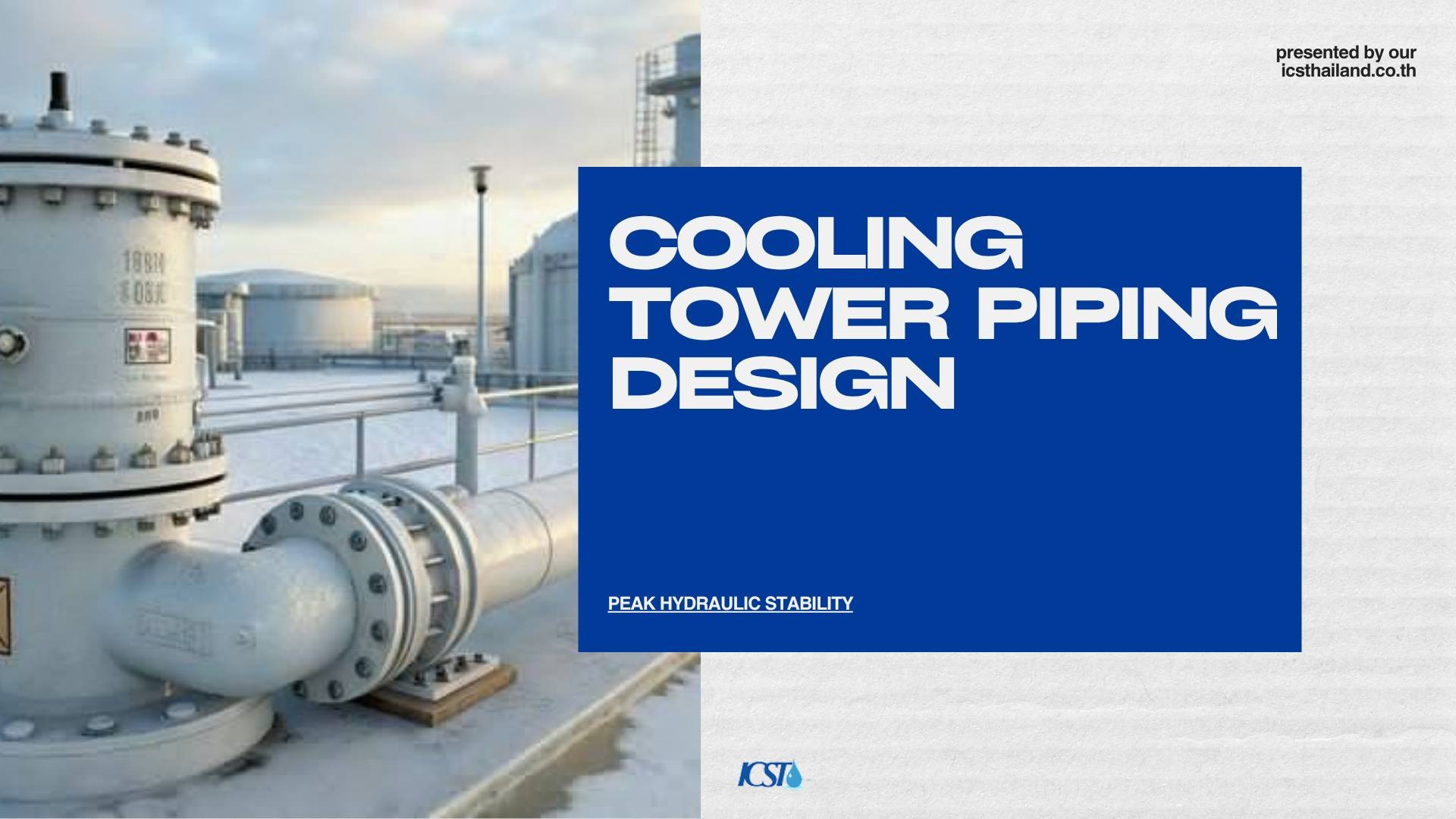 cooling tower piping design