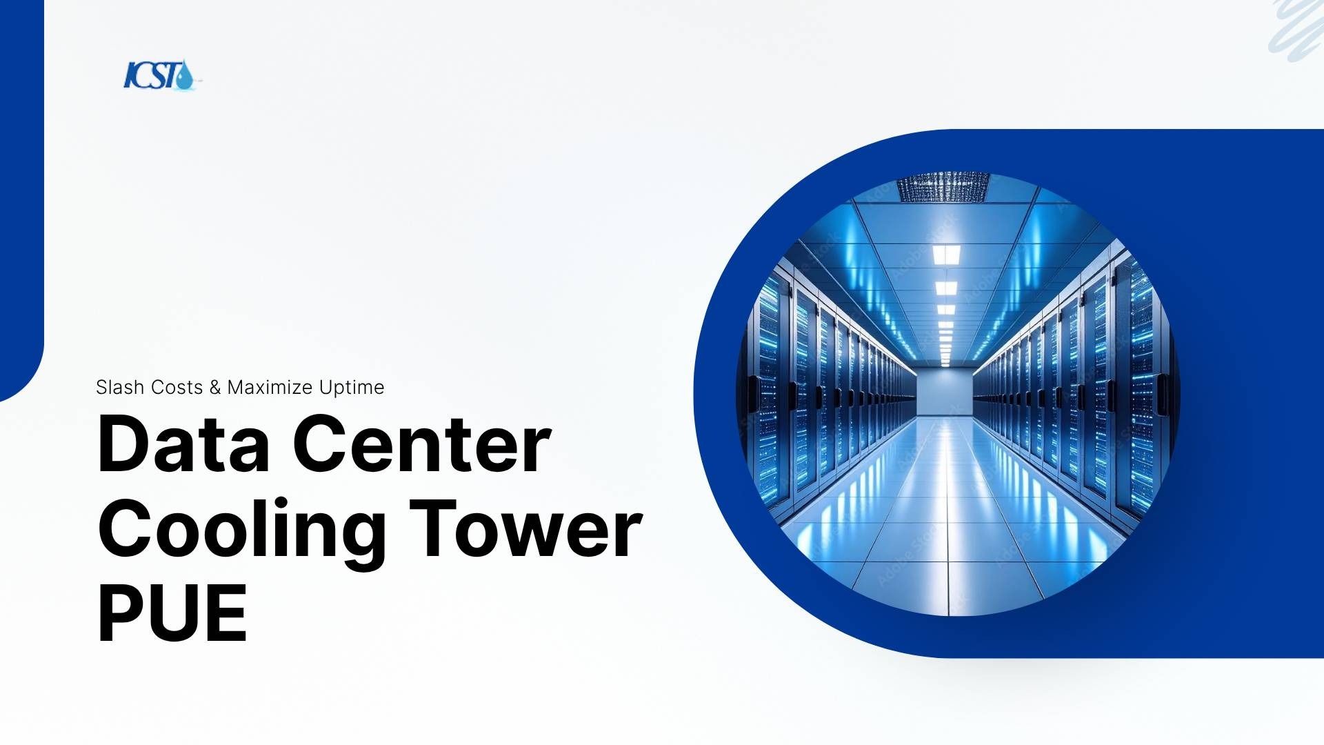 data center cooling tower PUE